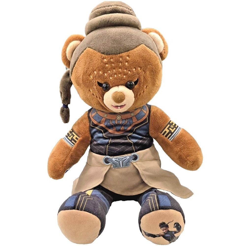 Build-A-Bear Marvel Shuri Black Panther Wakanda Forever 18" Plush Toy Bear 2022